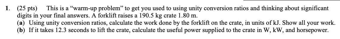 This is a "warm - up problem" to get you used to