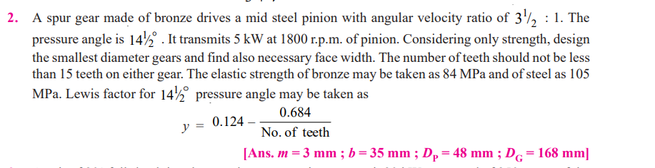 A spur gear made of bronze drives a mid steel