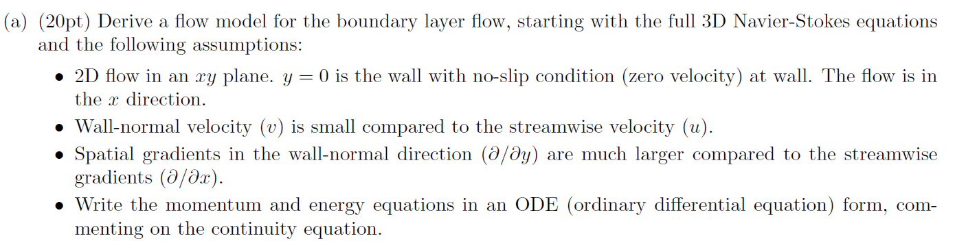 ( a ) ( 2 0 pt ) Derive a flow model for the