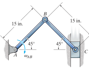 When the slider block C is in the position shown