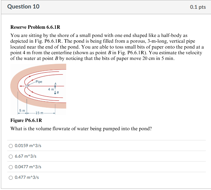 Reserve Problem 6 . 6 . 1 R You are sitting by