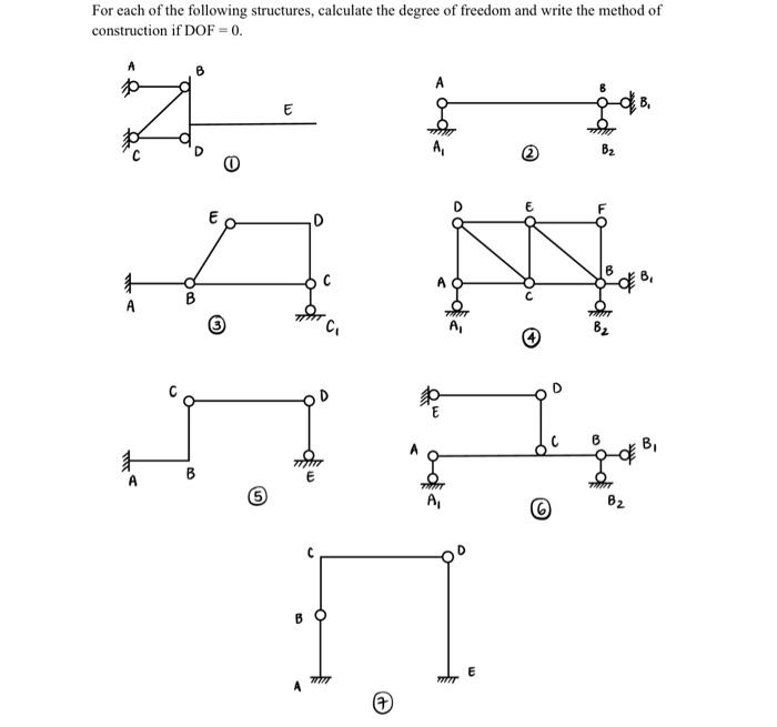 For each of the following structures, calculate