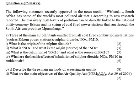 Onestion 4 ( 2 5 marks ) The following statement