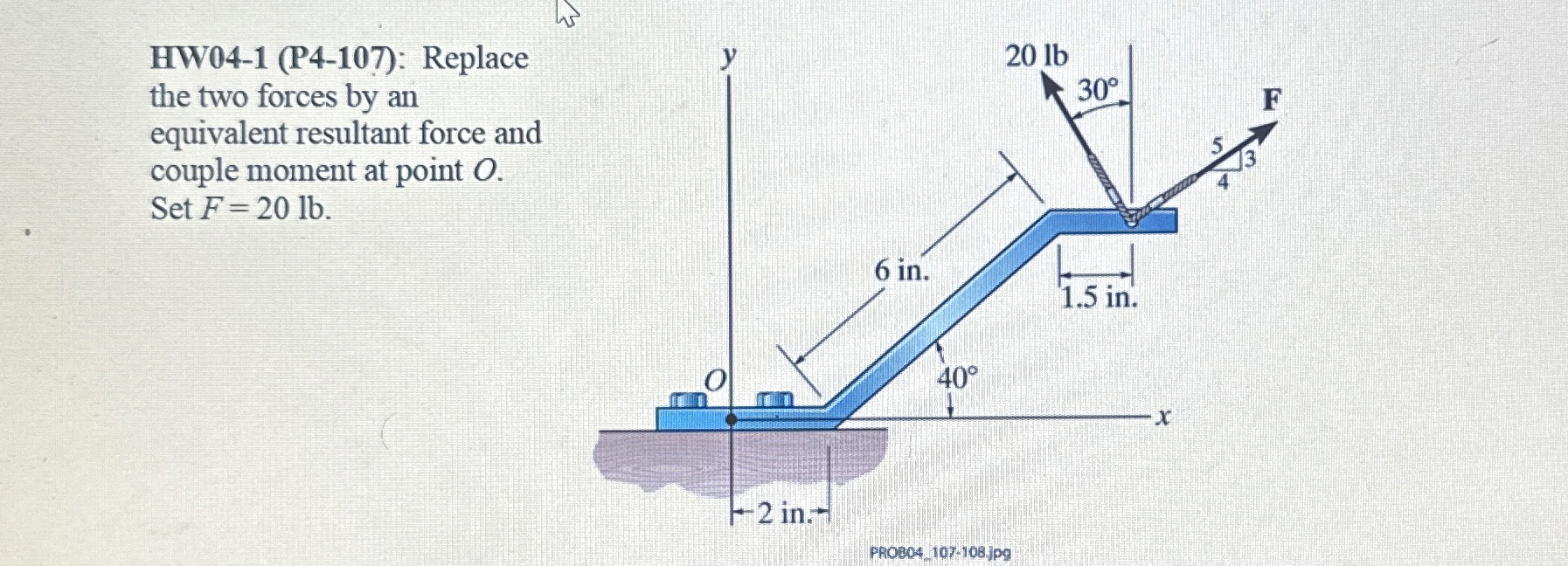 HW 0 4 - 1 ( P 4 - 1 0 7 ) : Replace the two