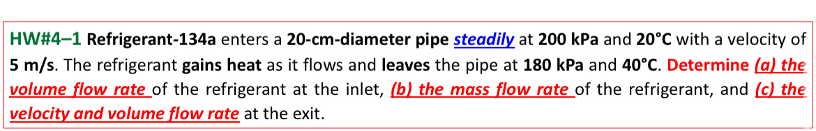 HW# 4 - 1 Refrigerant - 1 3 4 a enters a 2 0 - cm