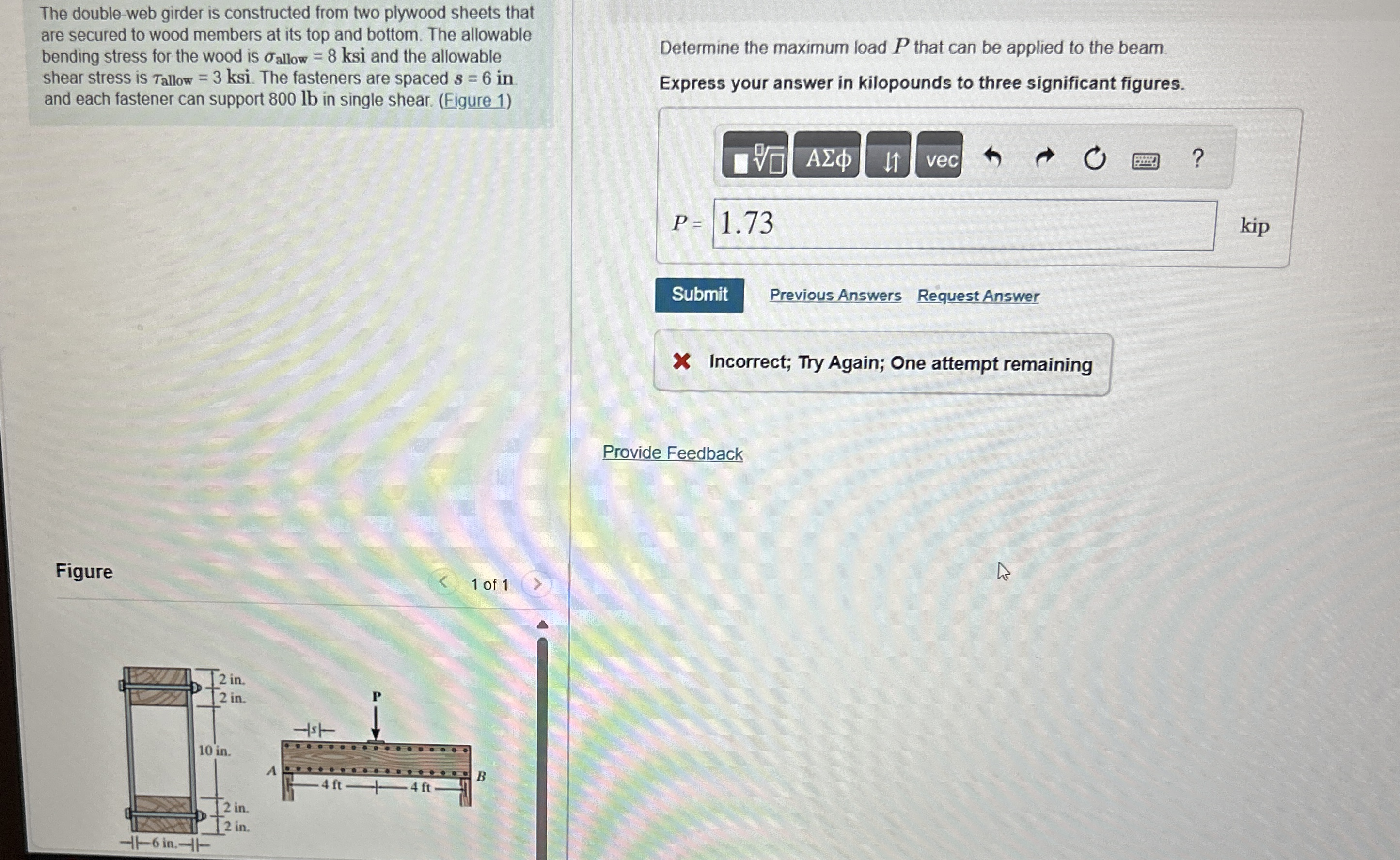 The double - web girder is constructed from two