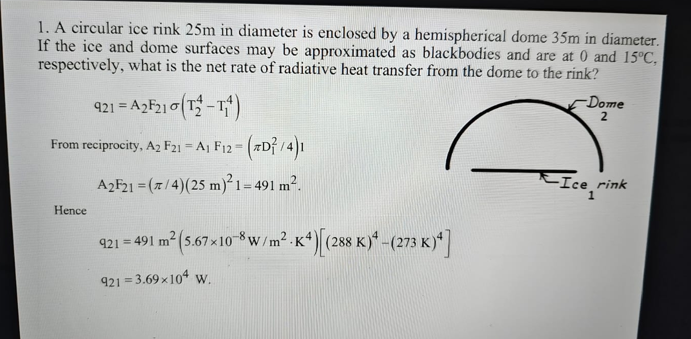 A circular ice rink 2 5 m in diameter is enclosed