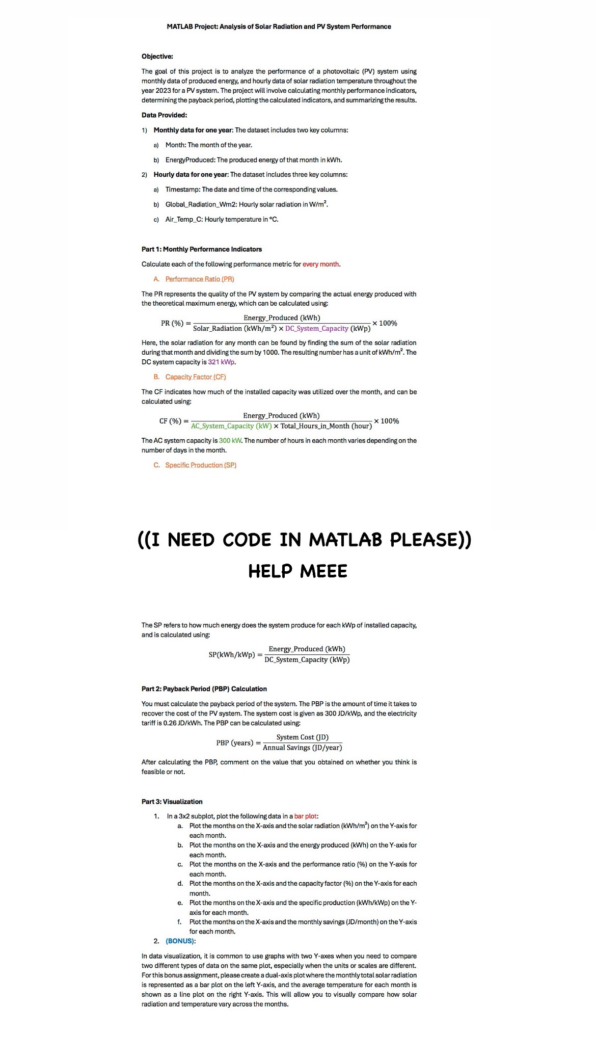MATLAB Project: Analysis of Solar Radiation and