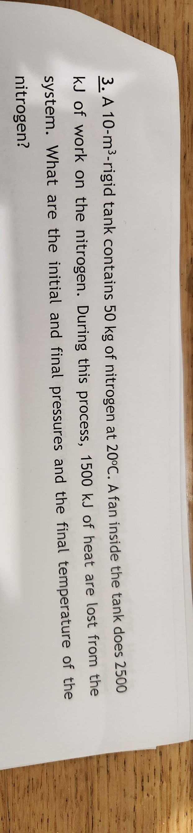 A 1 0 - m 3 - rigid tank contains 5 0 kg of