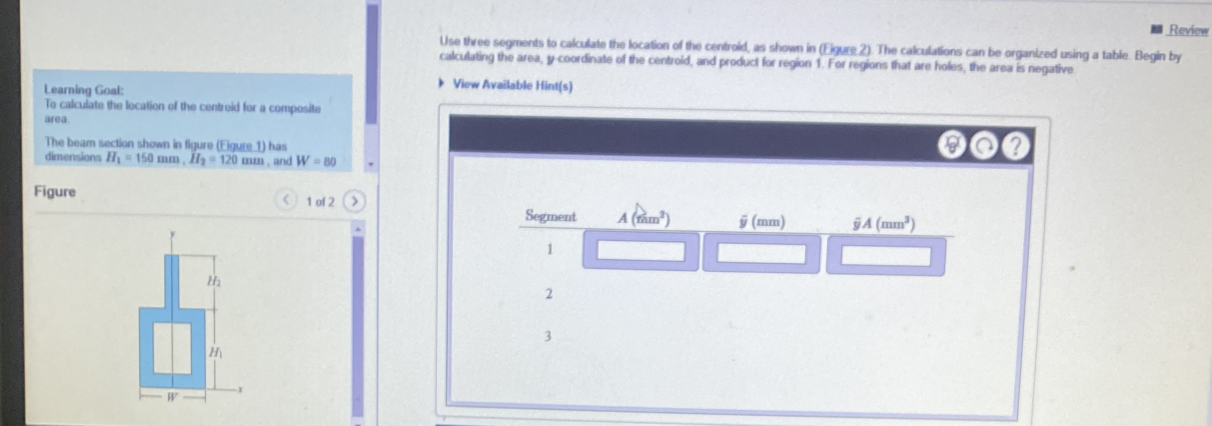 Use three segnents to calculate the location of