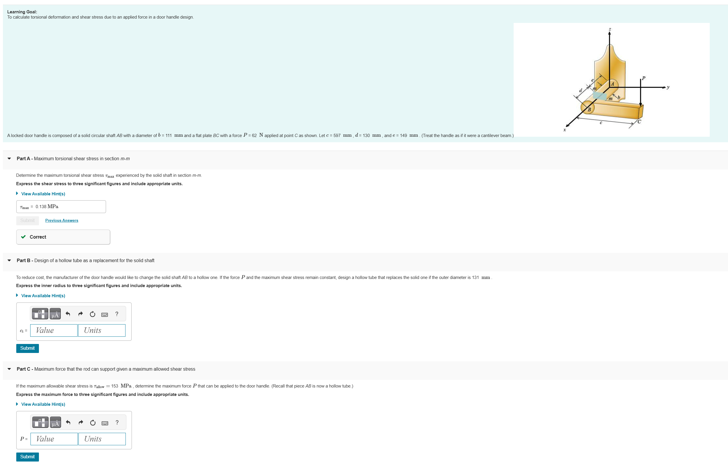 Learning Goal: To calculate torsional deformation