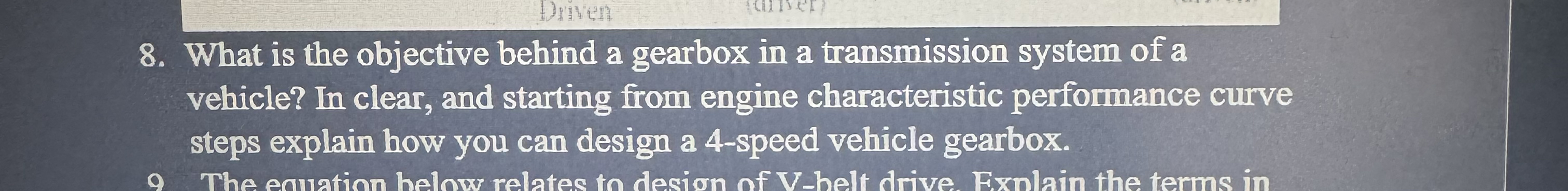 What is the objective behind a gearbox in a
