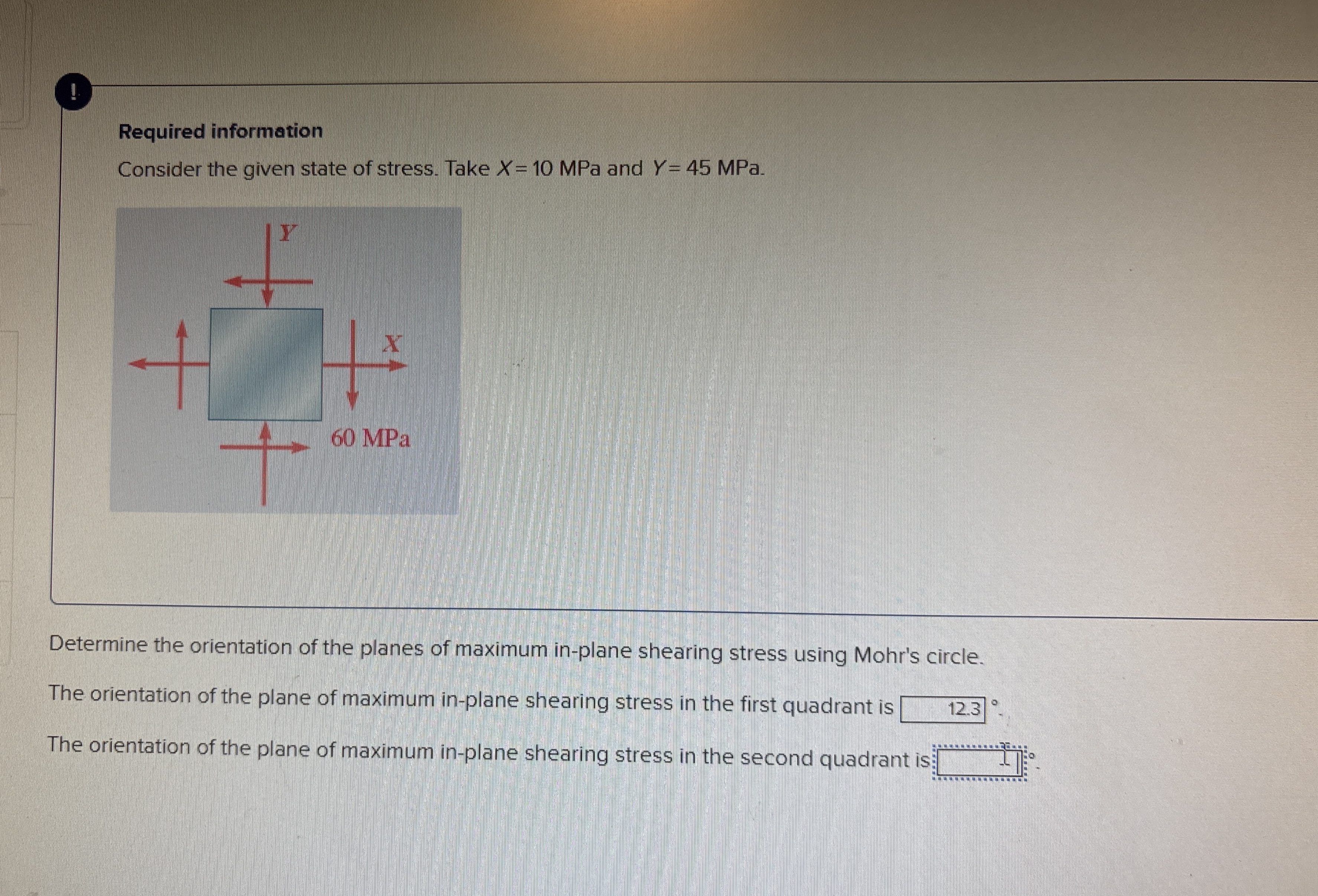 ! . Required information Consider the given state