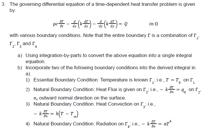 The governing differential equation of a time -