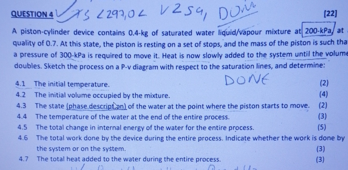 QUESTION 4 ? ? 2 9 7 , 0 < V 2 5 a , DU [ 2 2 ] A