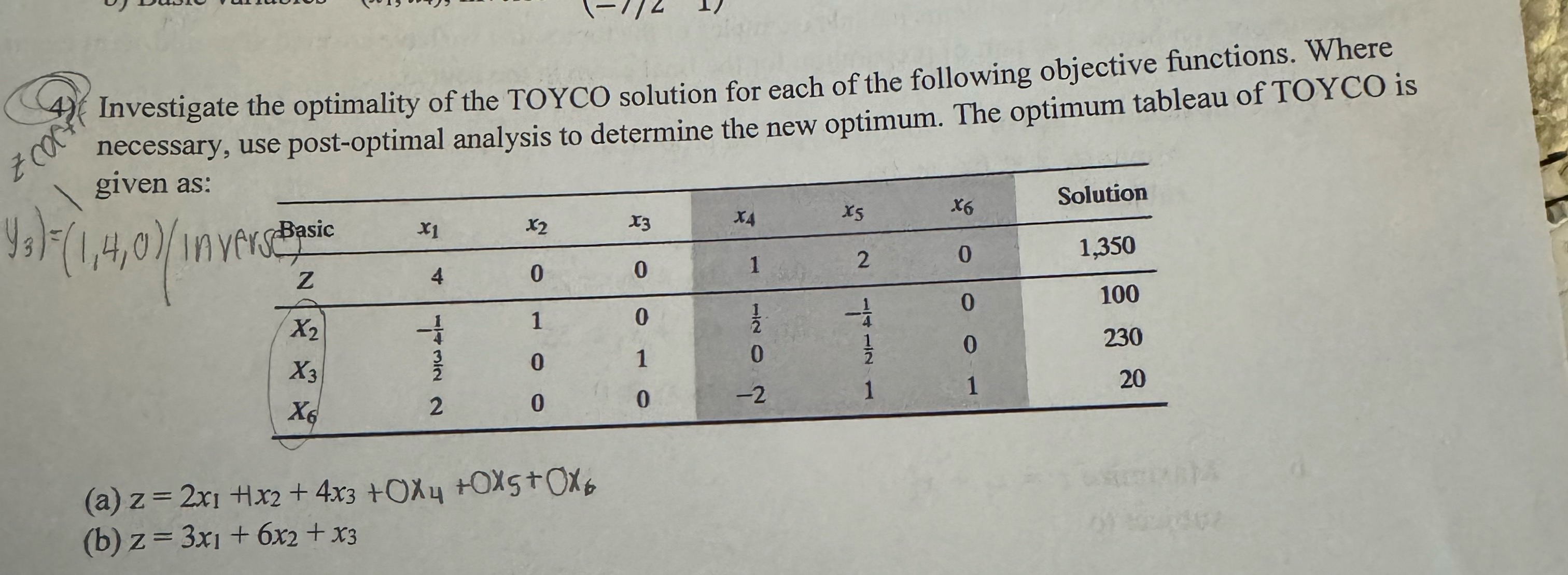 Im having trouble finding the reduced cost please