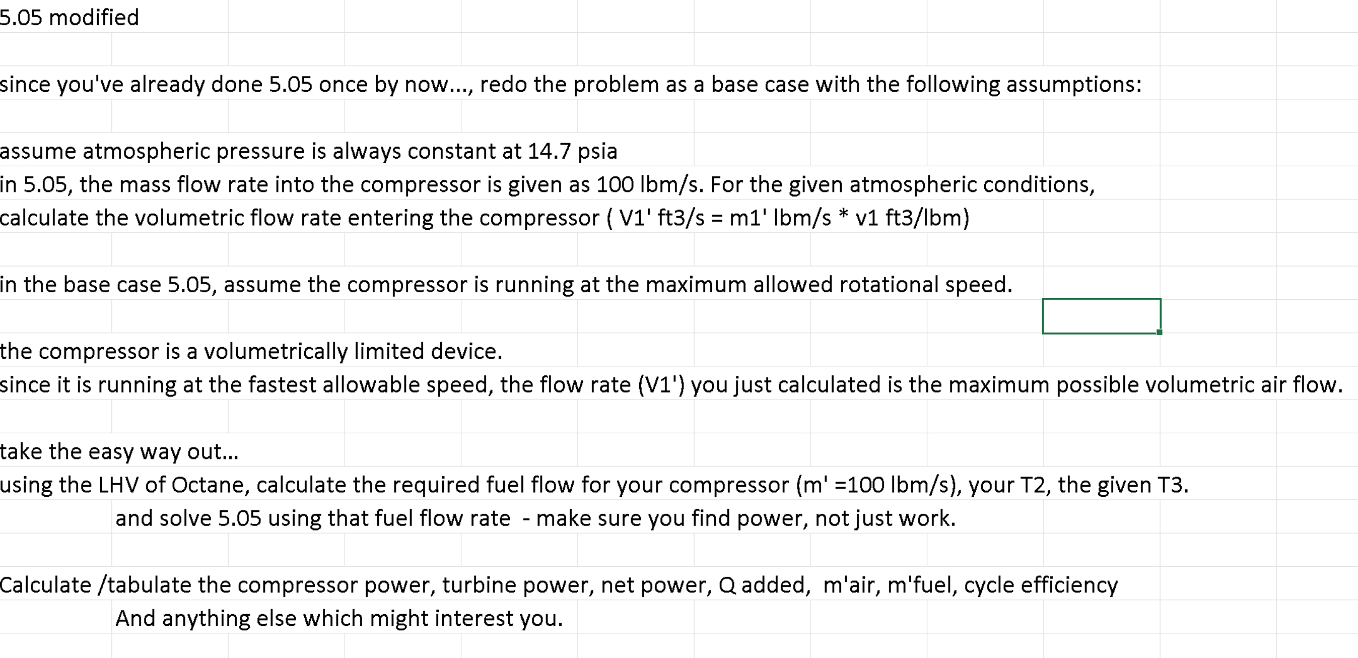 since you've already done 5 . 0 5 once by now...,