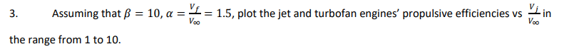 Assuming that = 1 0 , = V f V = 1 . 5 , plot the
