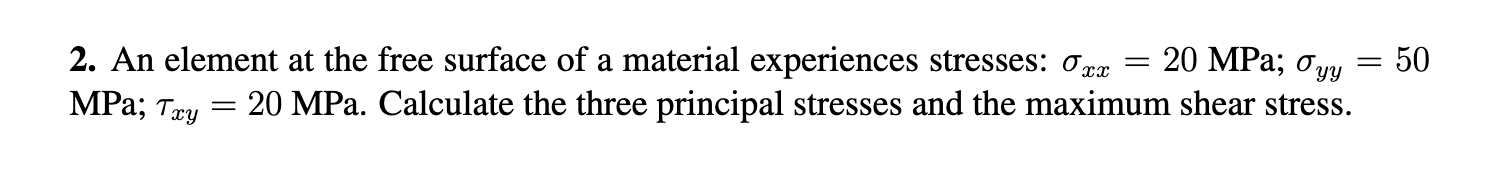 An element at the free surface of a material