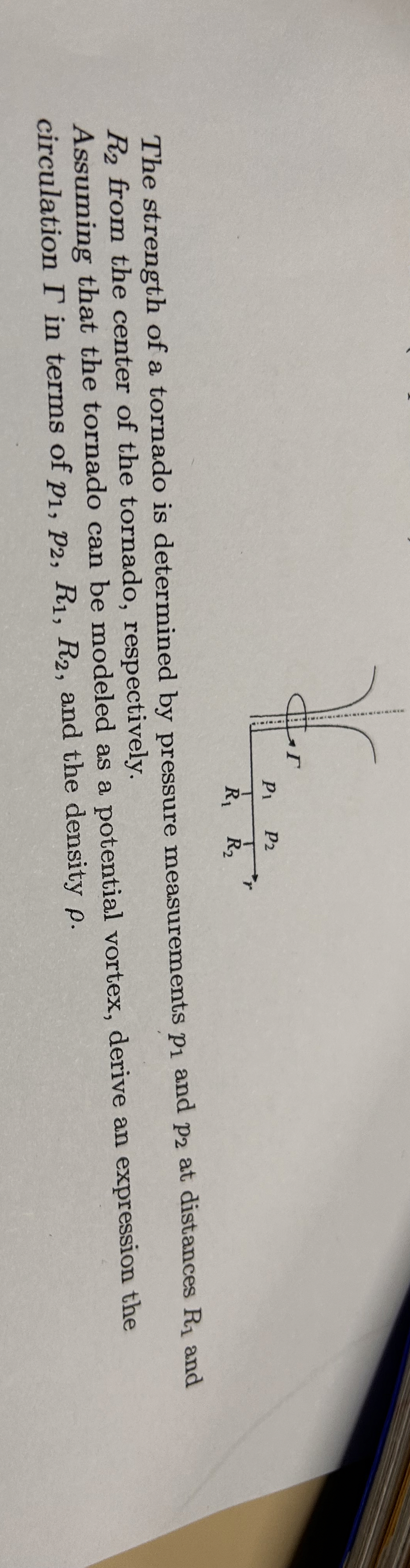 The strength of a tornado is determined by