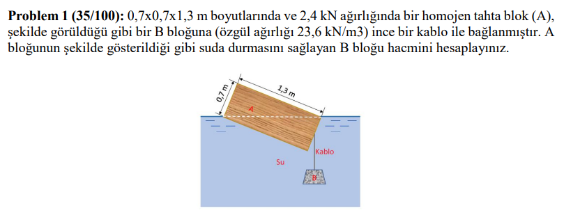 Problem 1 ( 3 5 / 1 0 0 ) : 0 , 7 x 0 , 7 x 1 , 3
