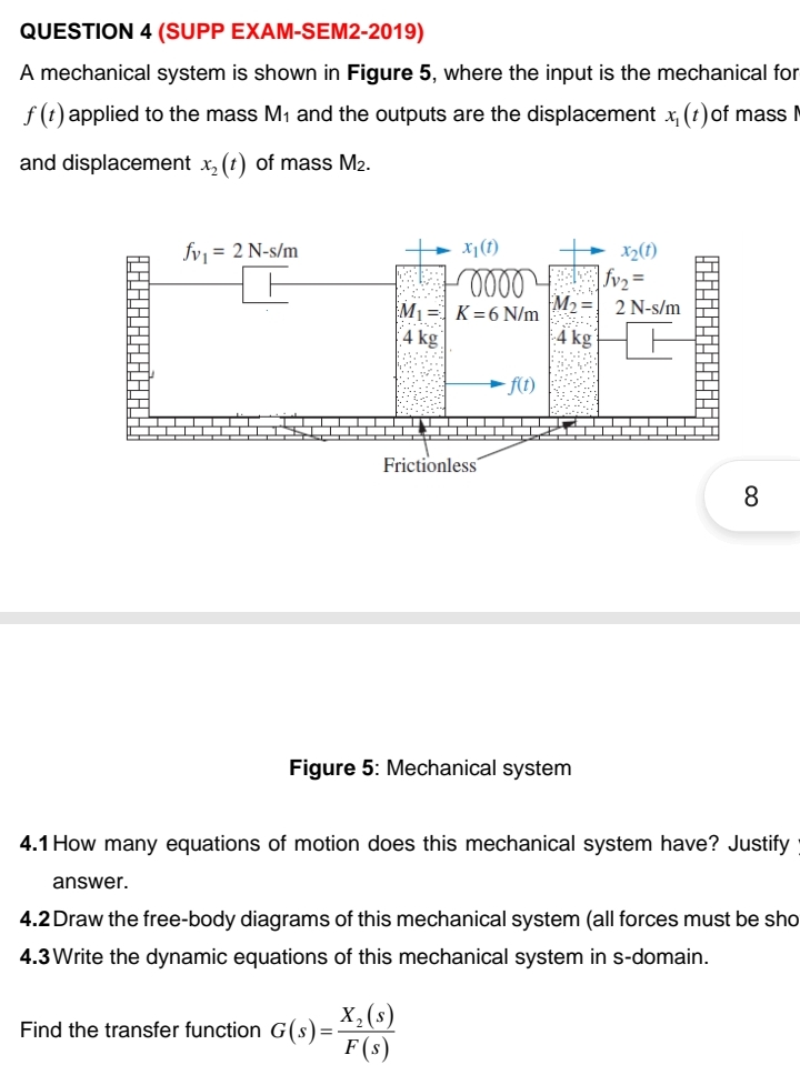 QUESTION 4 ( SUPP EXAM - SEM 2 - 2 0 1 9 ) A
