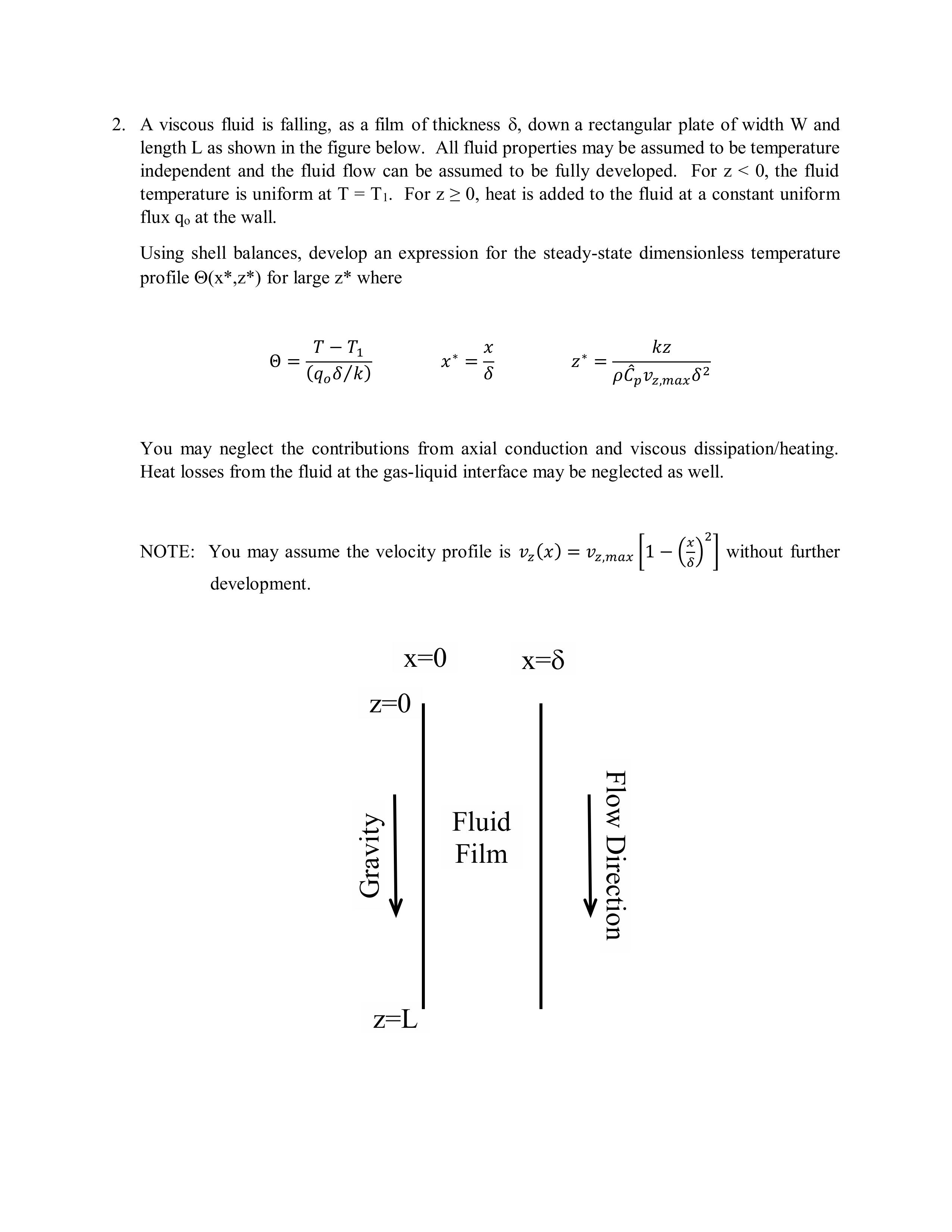 Show me the steps to solve A viscous fluid is