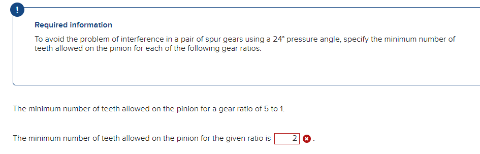 Required information To avoid the problem of