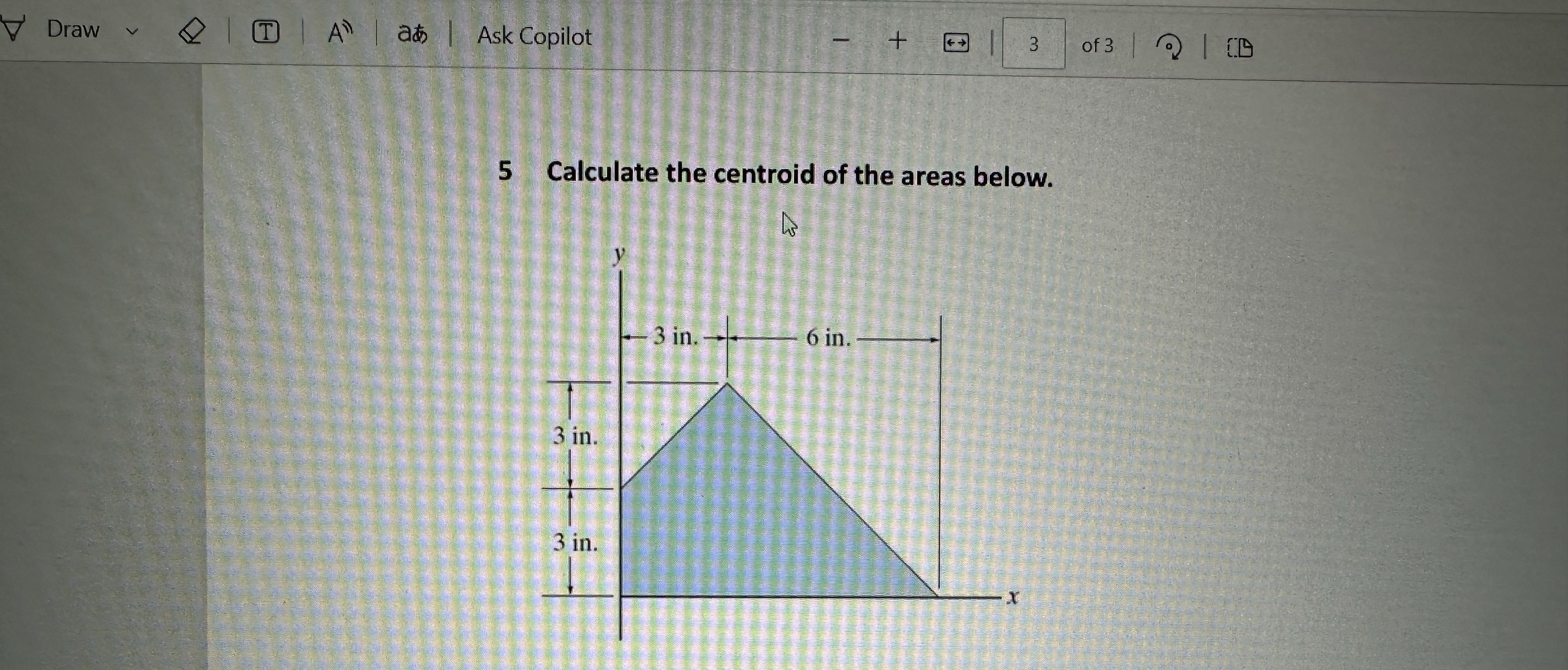 Draw A " Ask Copilot 3 of 3 ( B ) 5 Calculate the