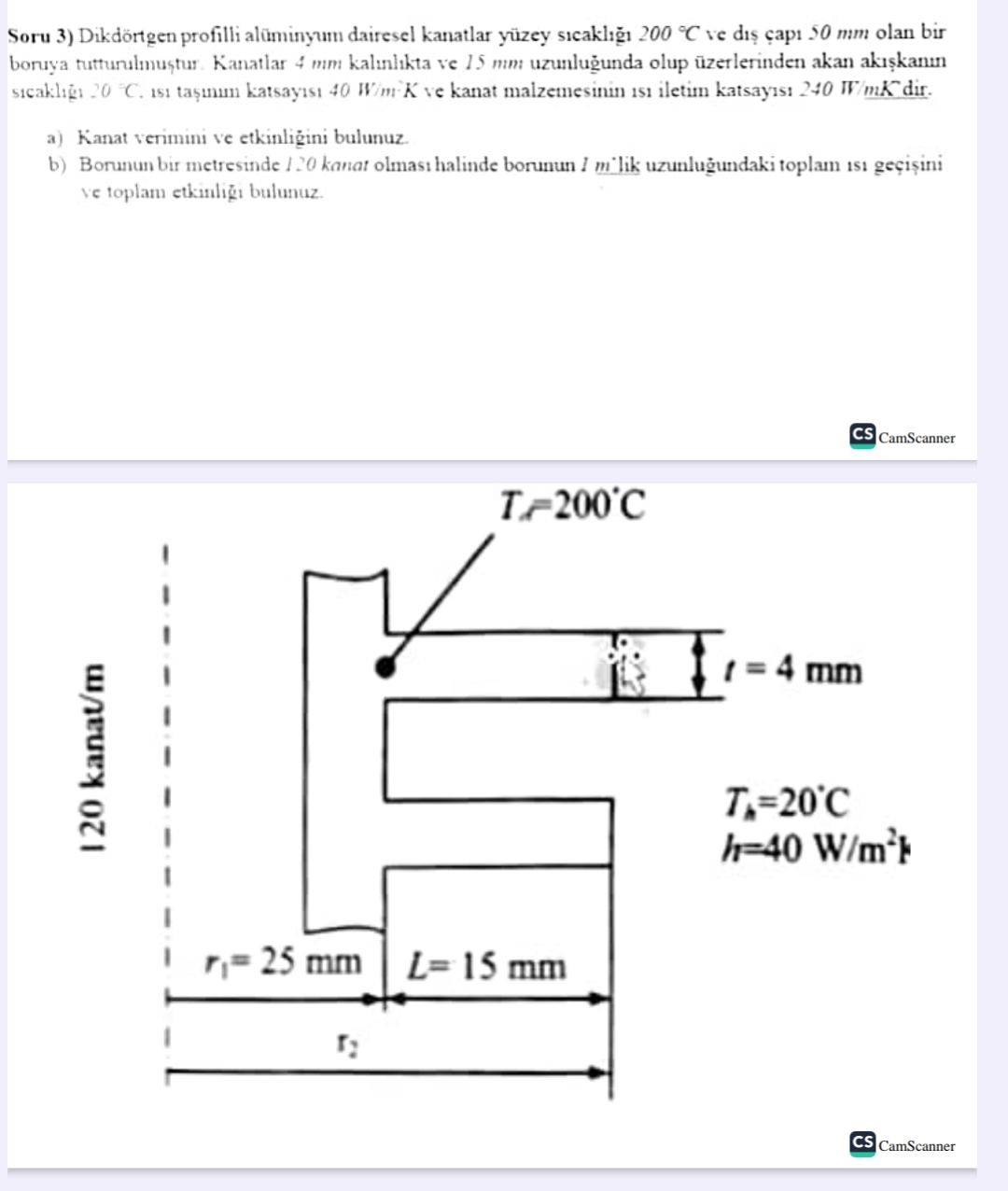 Soru 3 ) Dikd rtgen profilli al minyum dairesel