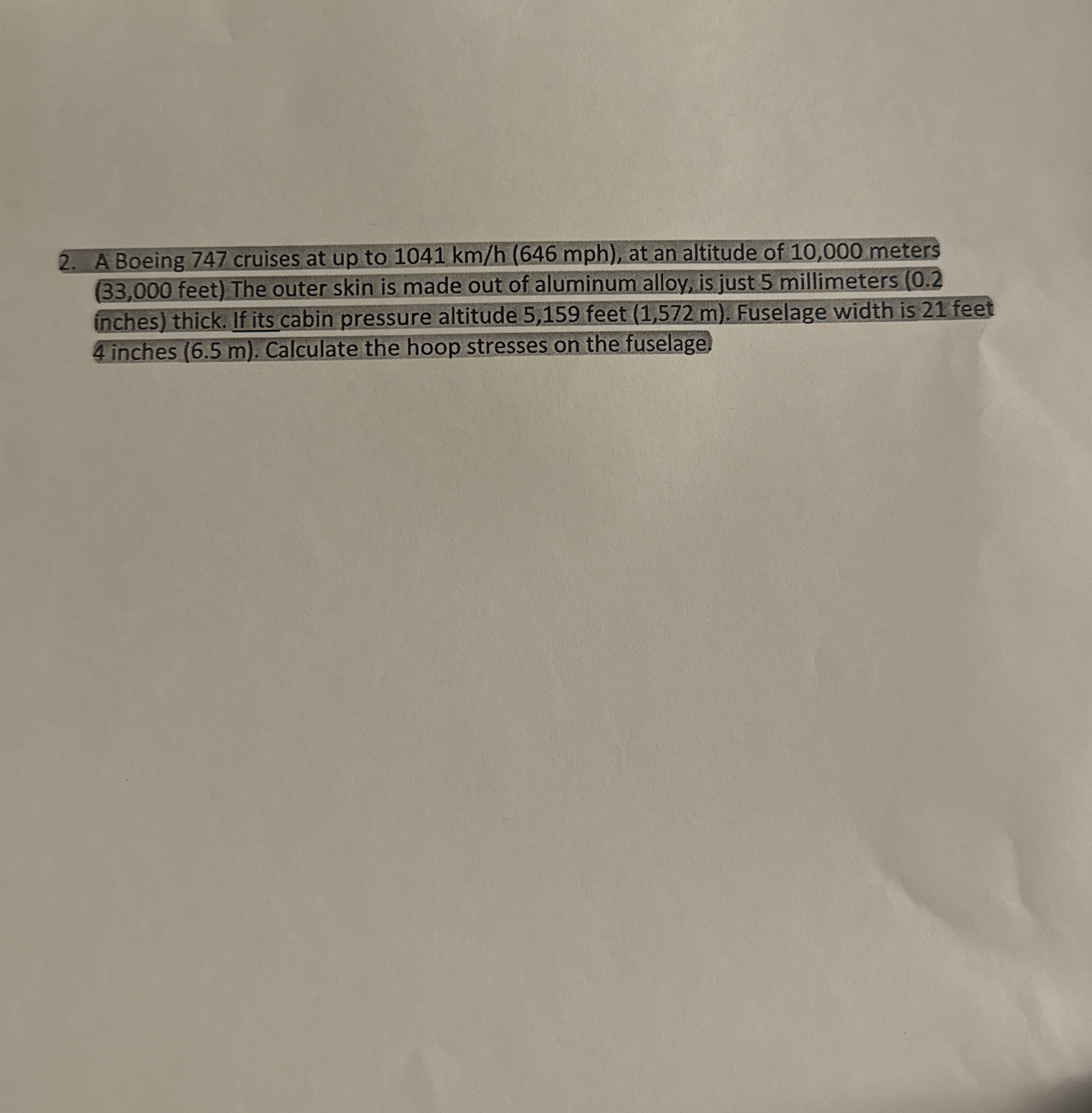 How to solve A Boeing 7 4 7 cruises at up to 1 0