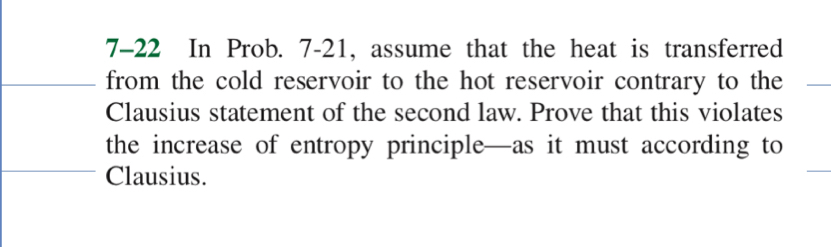 7 - 2 2 In Prob. 7 - 2 1 , assume that the heat