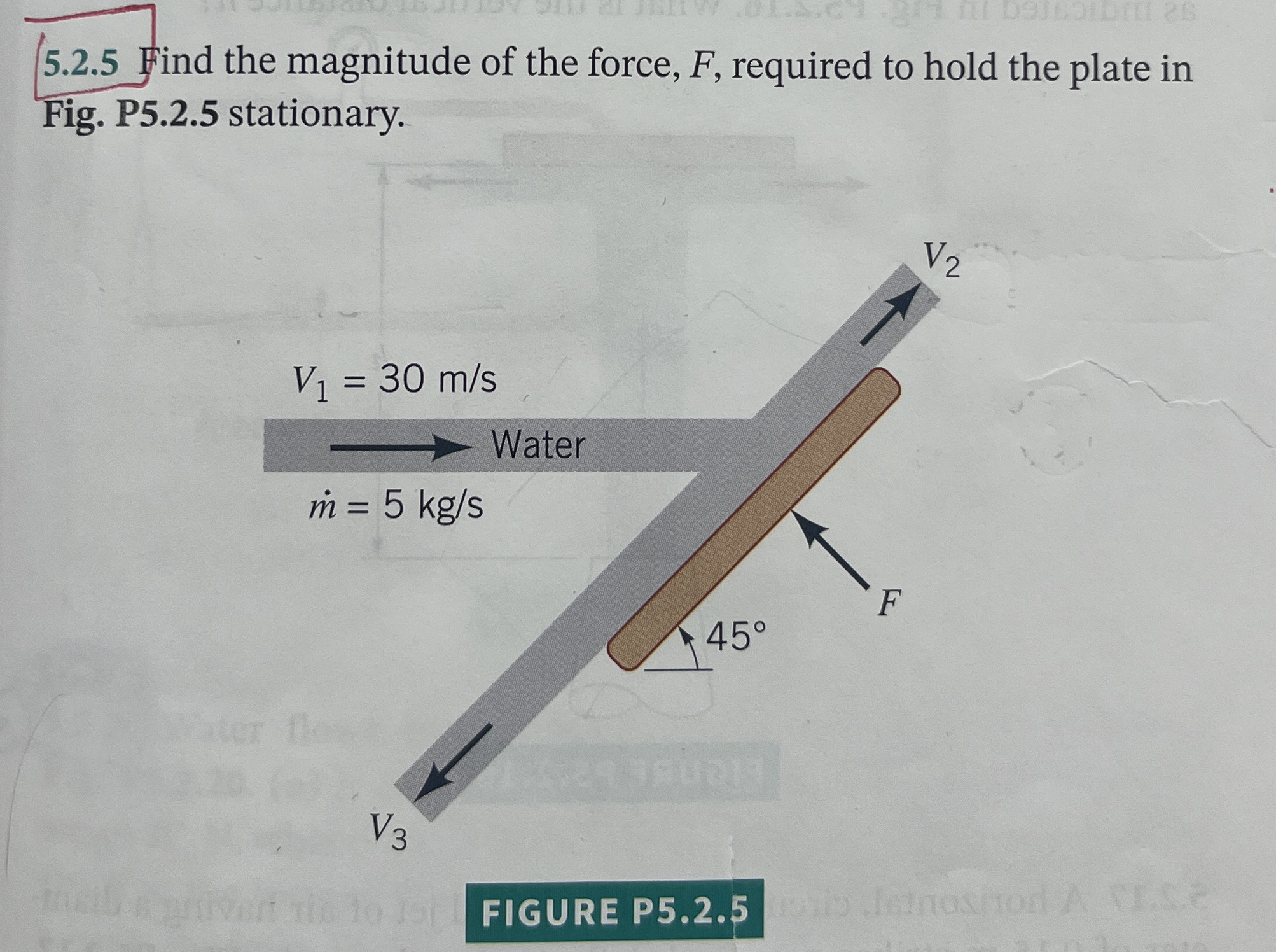 5 . 2 . 5 Find the magnitude of the force, F ,