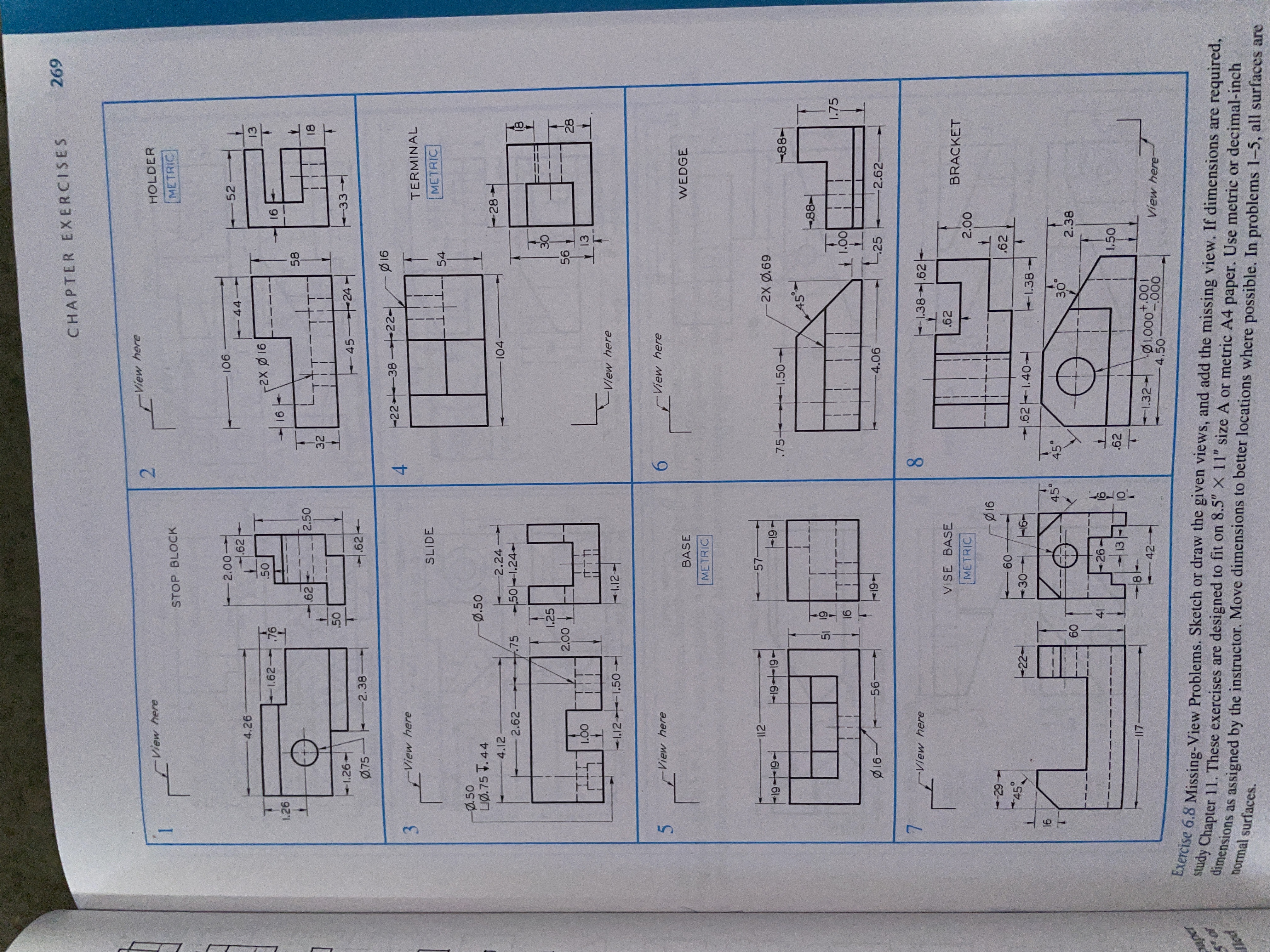 I need the missing view for problem 7