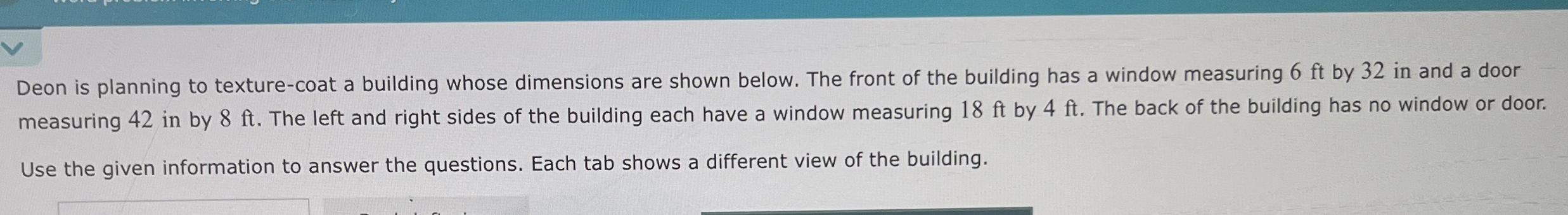 Deon is planning to texture - coat a building
