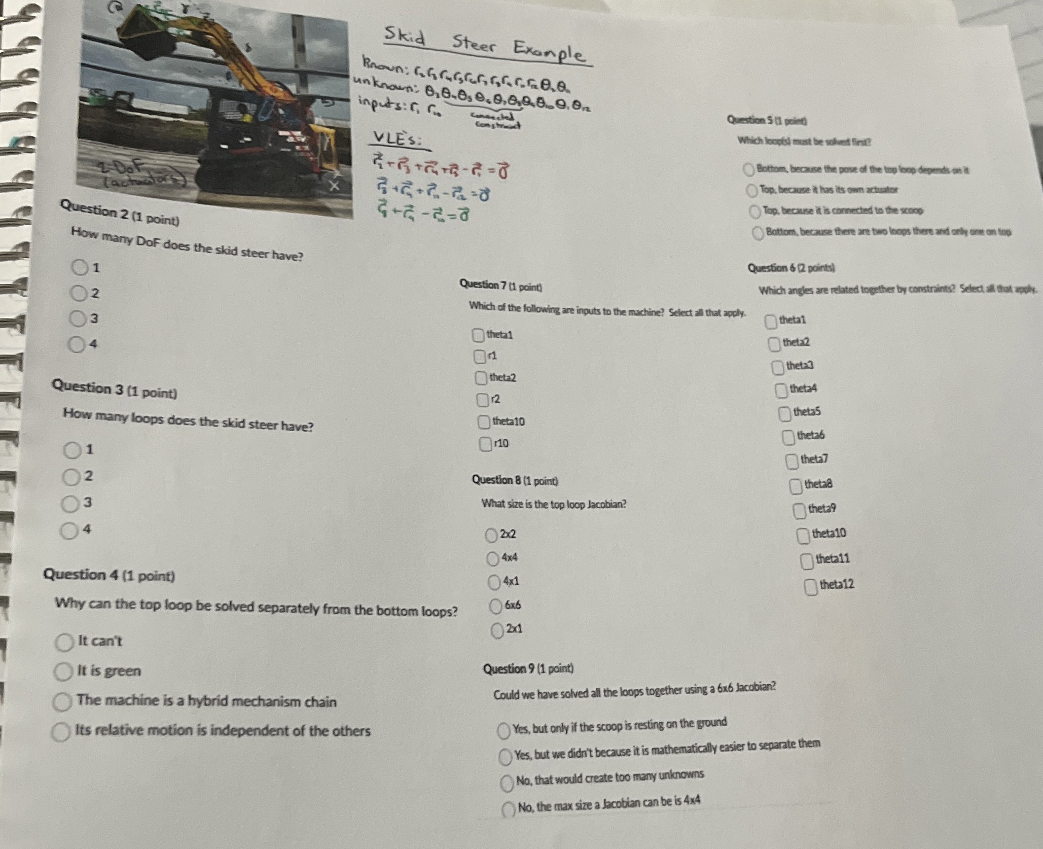 Skid Steer Example known: r 2 r 3 r 4 r 3 r 0 r 1