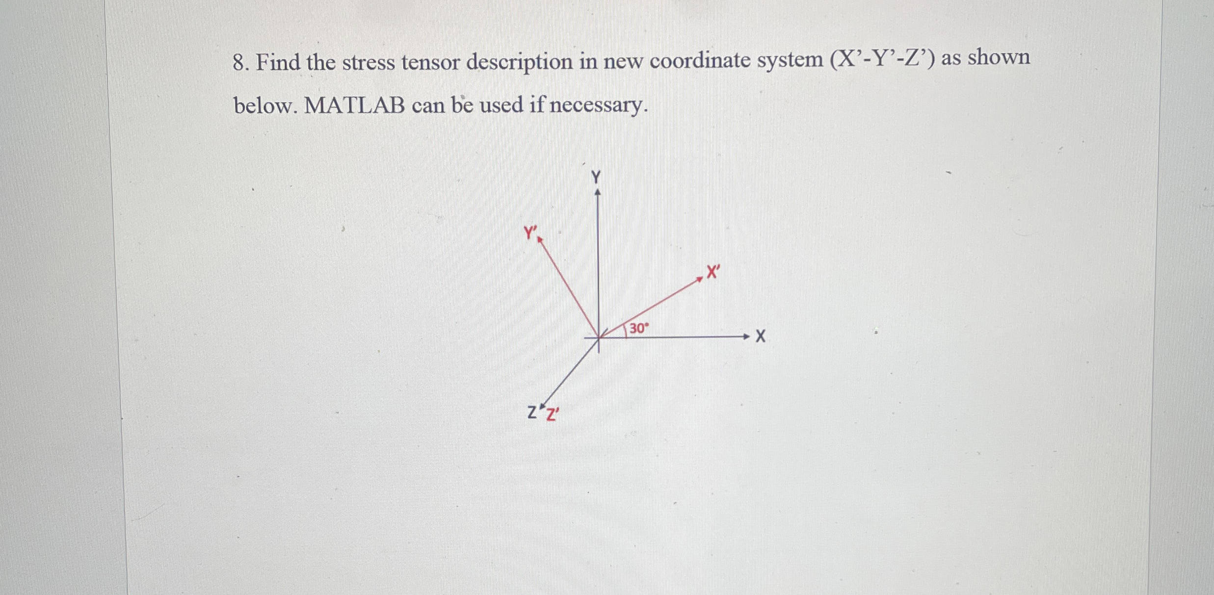 Find the stress tensor description in new