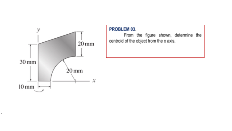 PROBLEM 0 3 . From the figure shown, determine