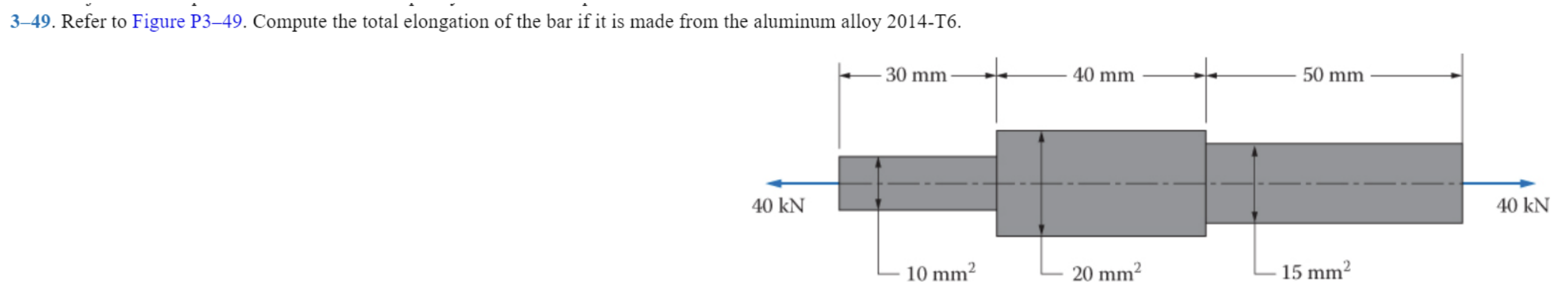 3 - 4 9 . Refer to Figure P 3 - 4 9 . Compute the