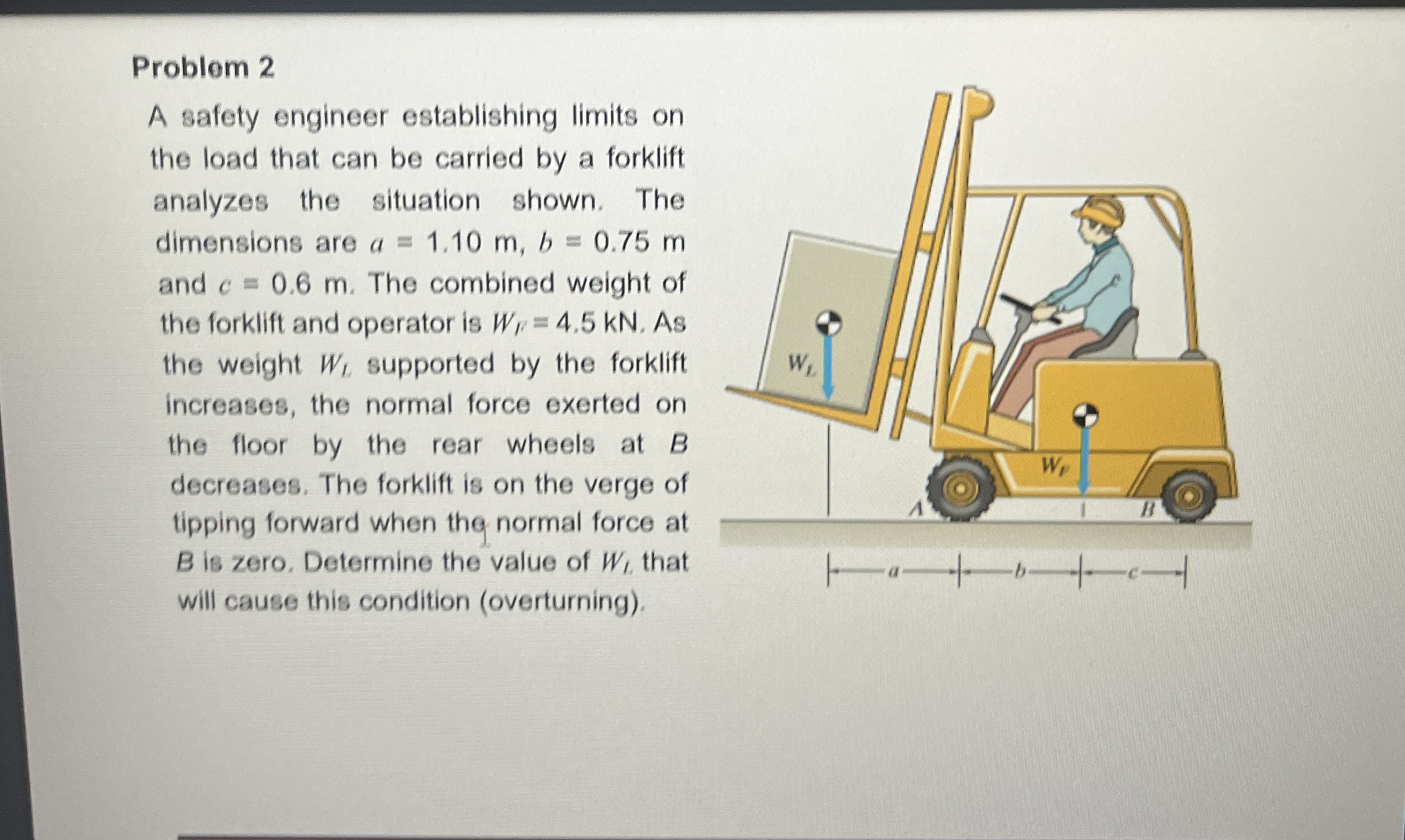 Problom 2 A safety engineer establishing limits