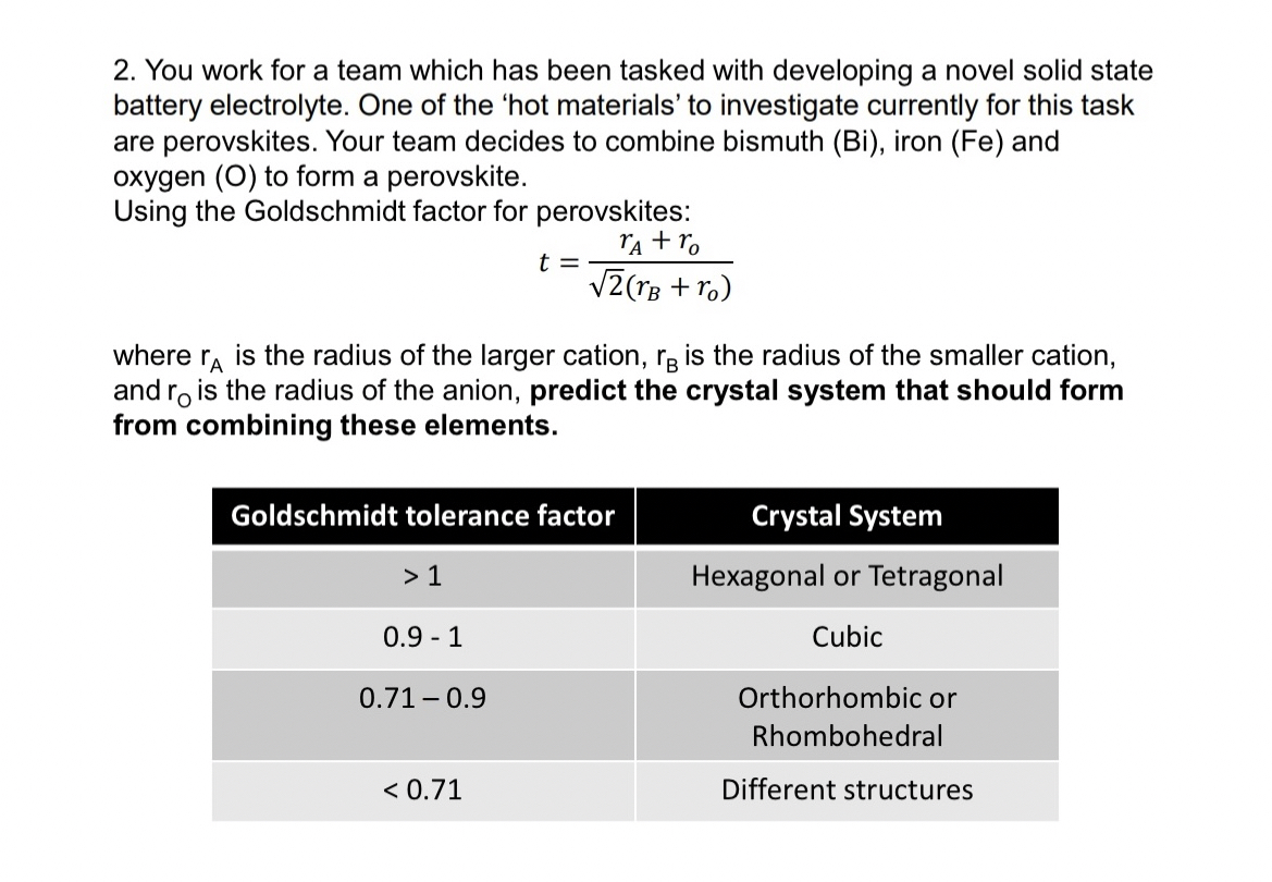 You work for a team which has been tasked with