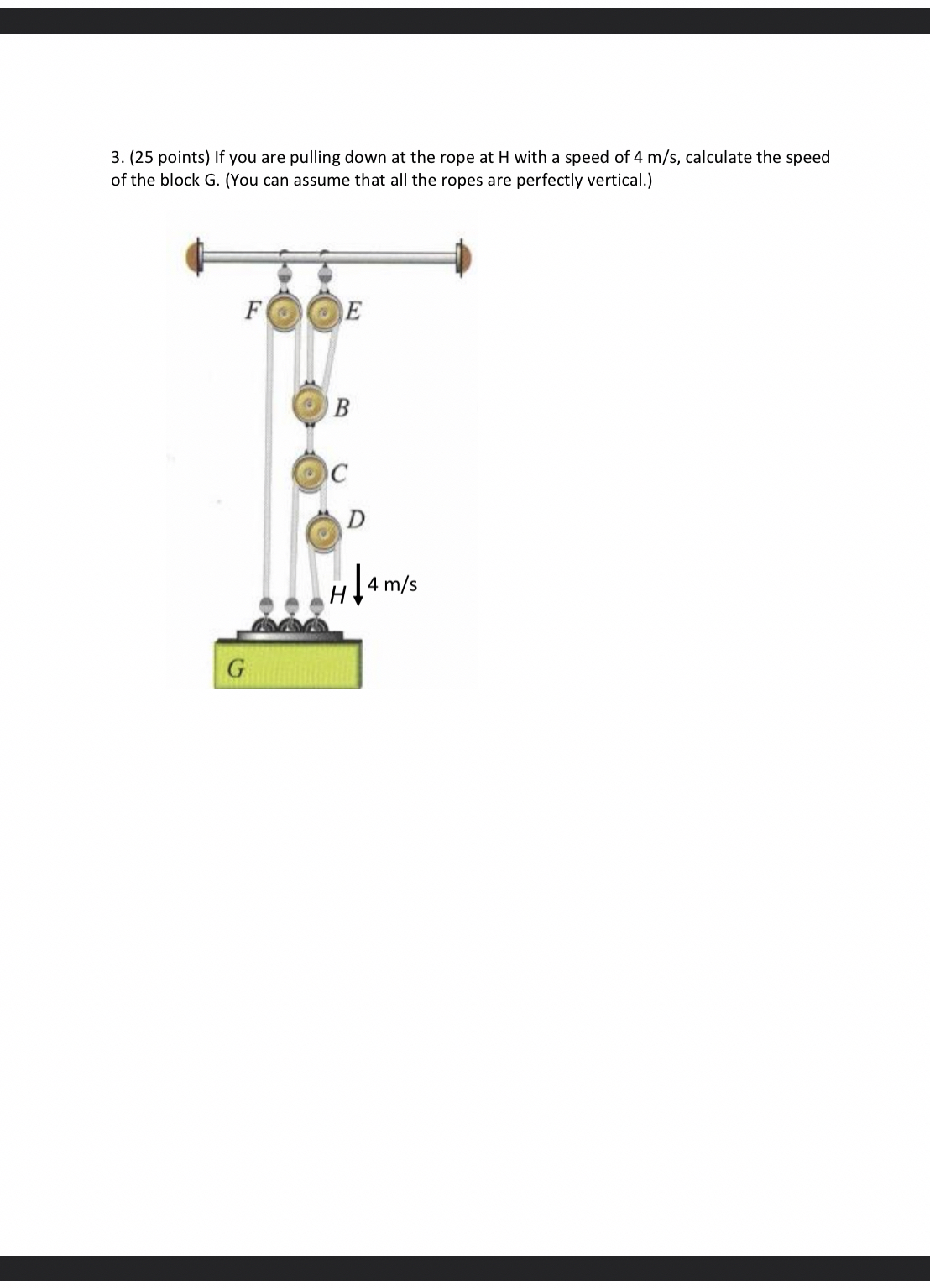( 2 5 points ) If you are pulling down at the