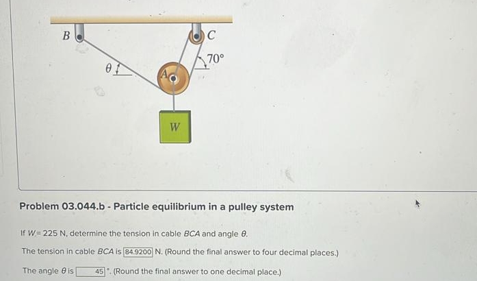 Problem 0 3 . 0 4 4 . b - Particle equilibrium in