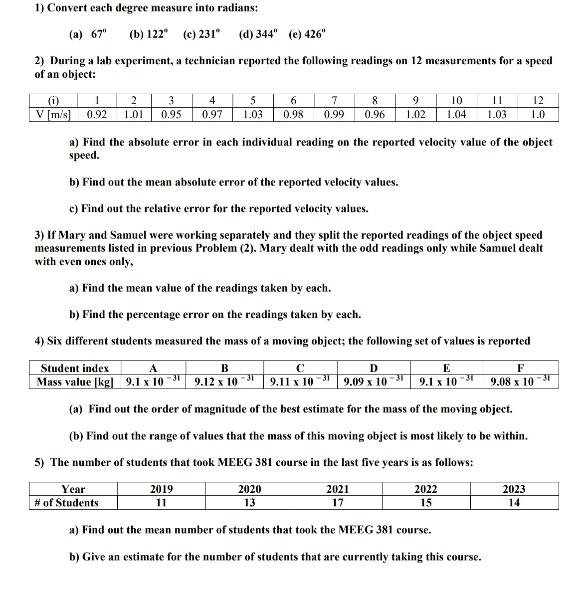 Convert each degree measure into radians: ( a ) 6