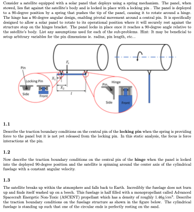 Consider a satellite equipped with a solar panel