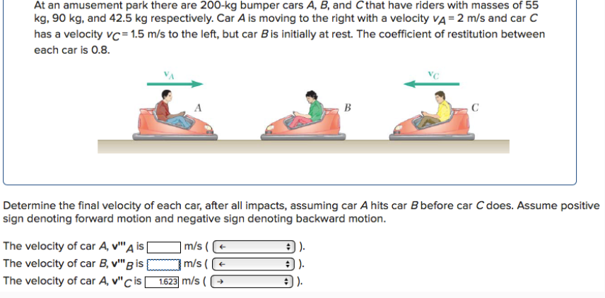 At an amusement park there are 2 0 0 - kg bumper