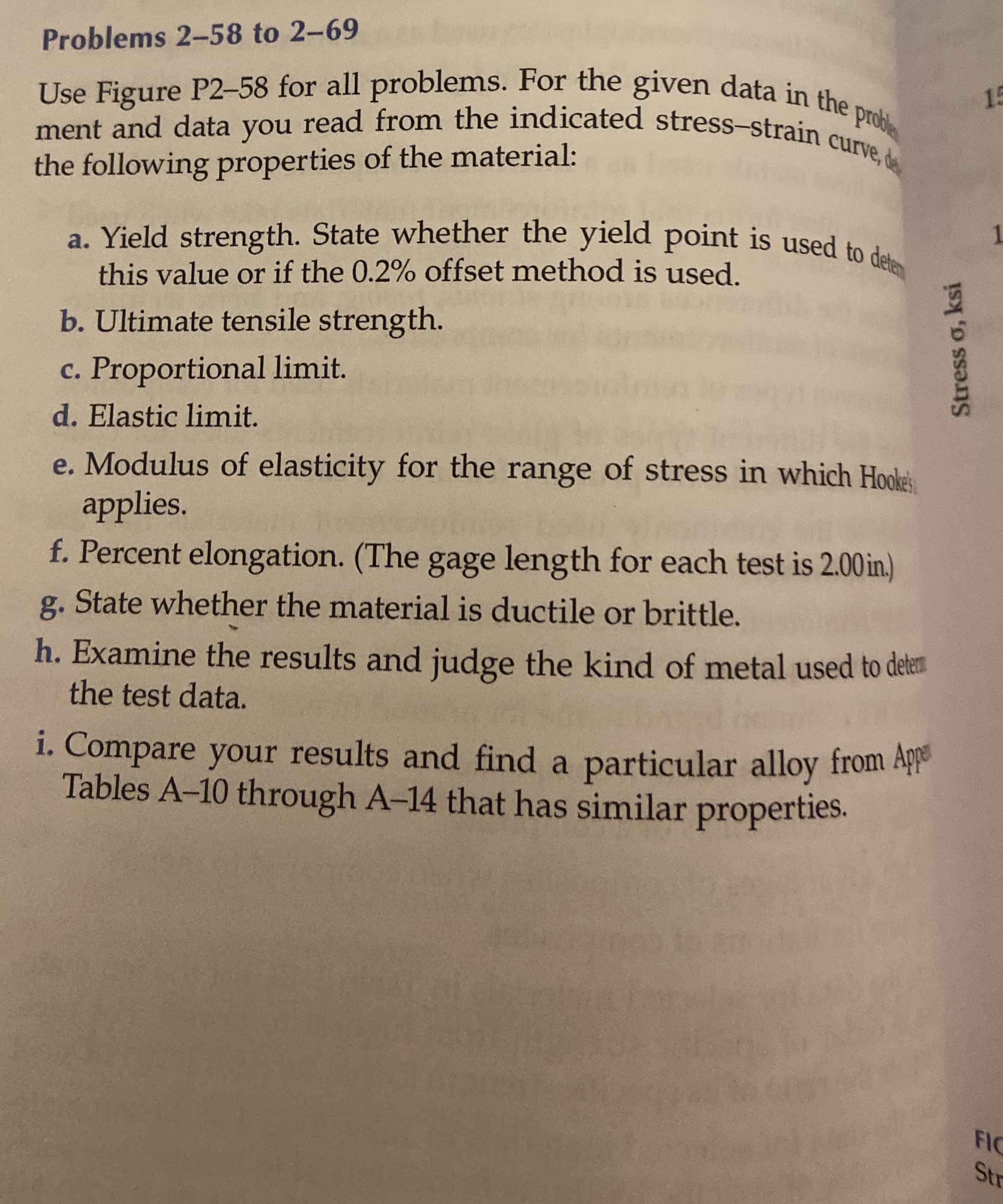 Problems 2 - 5 8 to 2 - 6 9 Use Figure P 2 - 5 8