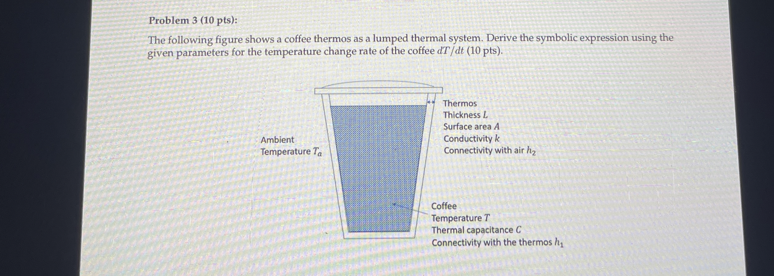 Problem 3 ( 1 0 pts ) : The following figure