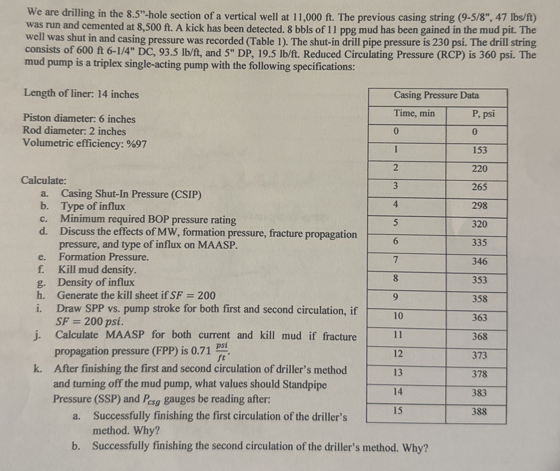We are drilling in the 8 . 5 ' ' - hole section