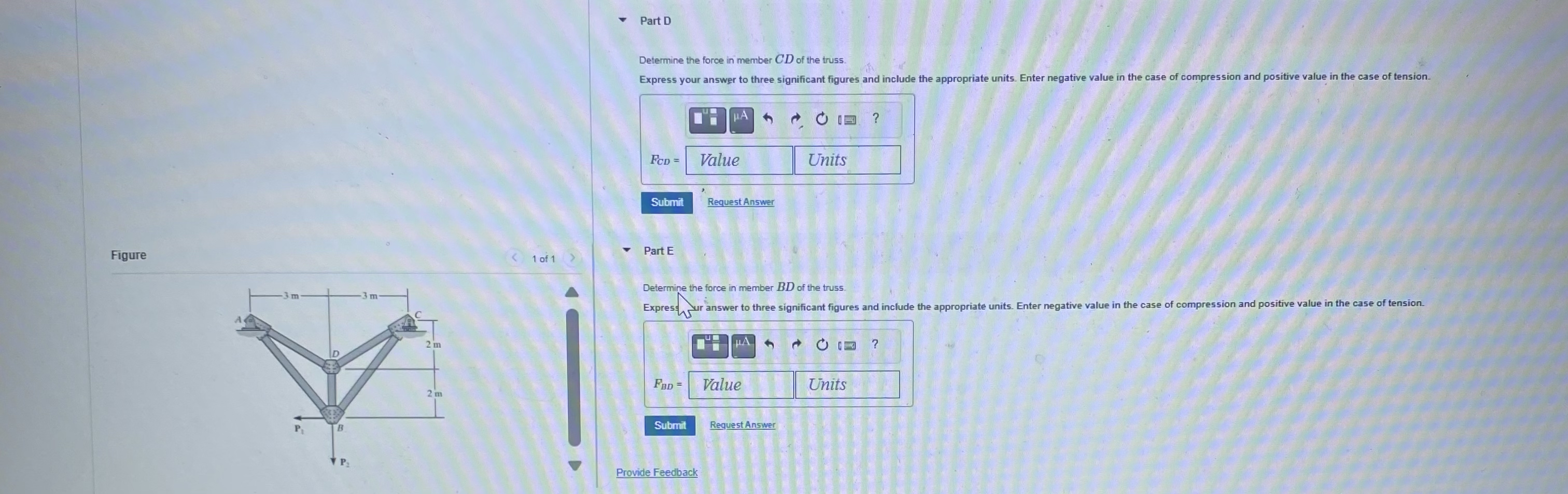 Part A Suppose that P 1 = 3 . 5 k N and P 2 = 6 .